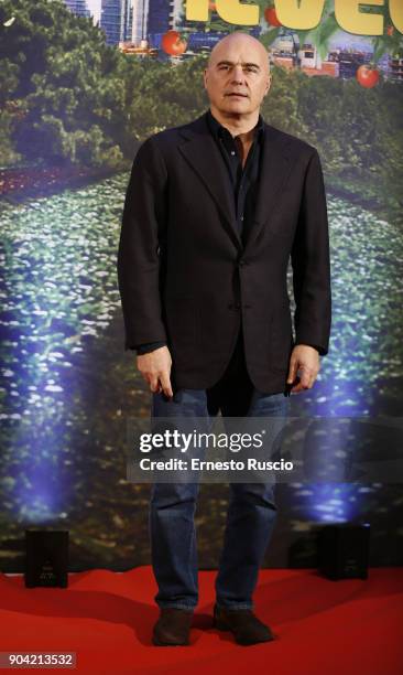 Luca Zingaretti attends 'Il Vegetale' photocall In Rome at Hotel St Regis on January 12, 2018 in Rome, Italy.