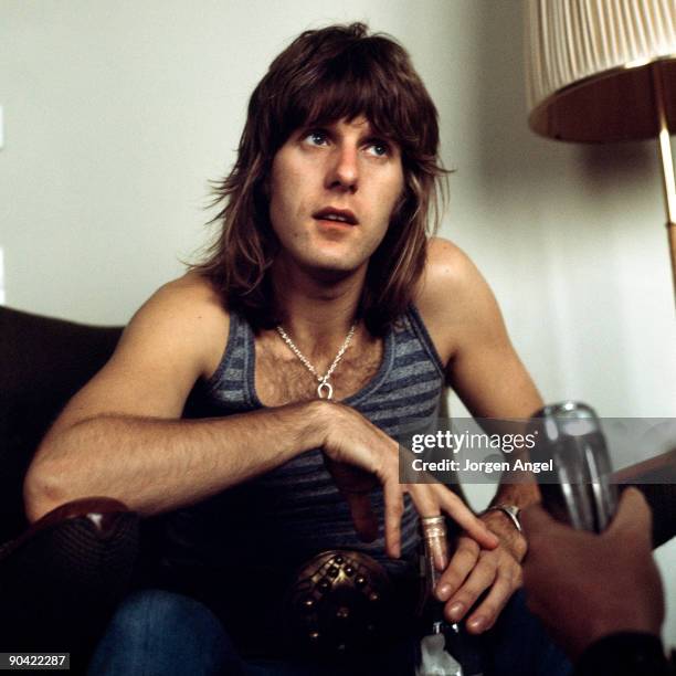 Keith Emerson of Emerson, Lake & Palmer is interviewed in June 1972 in Copenhagen, Denmark.