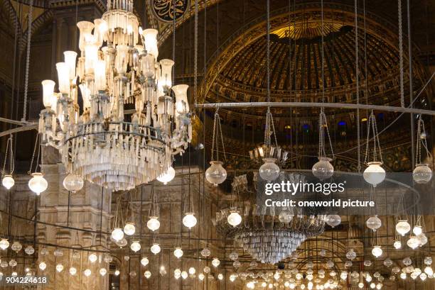 Egypt, Cairo Governorate, Cairo, The citadel with the alabaster mosque.