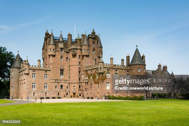 United Kingdom, Scotland, Angus, Glamis, Glamis Castle, Castle, Shakespeare Macbeth.