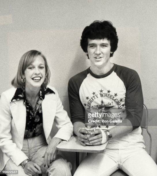 Actor Patrick Duffy and wife Carlyn Rosser attending "California State University Celebrity Basket Ball Game" on May 22, 1977 at California State...