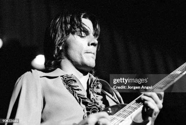 John Geils of the J. Geils Band performs on stage in July 1972 in New York.