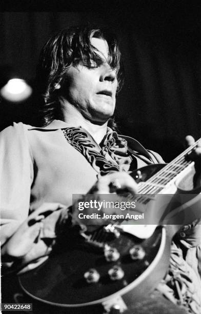 John Geils of the J. Geils Band performs on stage in July 1972 in New York.