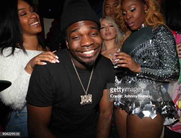 Kiyanne, Jaquae, Mariah Lynn, and Bianca Bonnie attend Bianca Bonnie's "10 Plus" Album Release Party at Le Souk on January 11, 2018 in New York City.