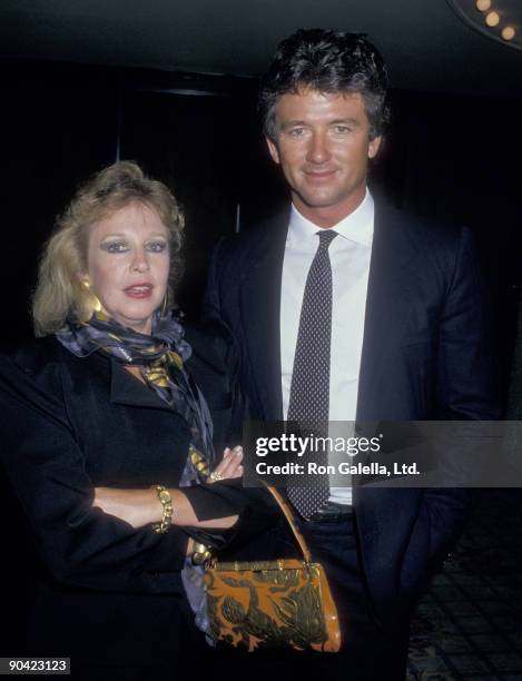 Actor Patrick Duffy and wife Carlyn Rosser attend the "CBS Affiliates Party" on June 14, 1988 at Century PLaza Hotel in Los Angeles, California.