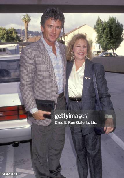 Actor Patrick Duffy and wife Carlyn Rosser attend the "Crown Royal Charity Horse Show and Coctkail Party" on March 5, 1991 at Ma Maison Restaurant in...