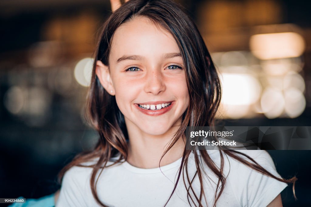 Smiling Young Girl