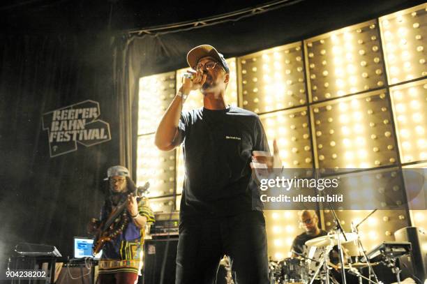 Oddisee alias Amir Mohamed el Khalifa - der amerikanische Rapper und Produzent live beim Reeperbahnfestival 2015. Konzert beim Musikfestival in den...