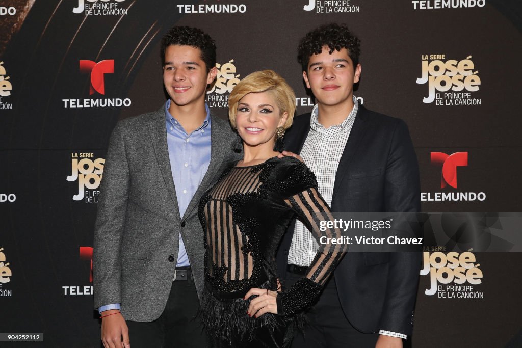 Jose Eduardo Santamarina Cantoral, Itati Cantoral and Roberto Miguel