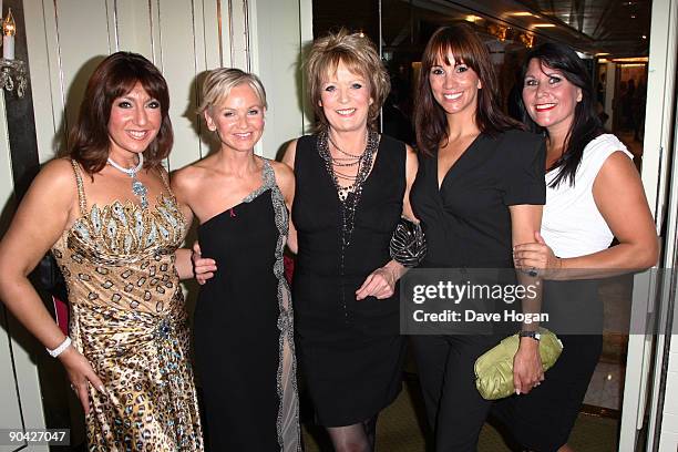 Jane McDonald, Lisa Maxwell, Sherrie Hewson, Andrea Mclean and Coleen Nolan of 'Loose Women' attend the TV Quick & TV Choice Awards Champagne...