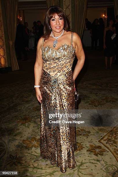 Jane McDonald attends the TV Quick & TV Choice Awards champagne reception held at The Dorchester on September 7, 2009 in London, England.