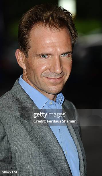 Ralph Fiennes attends the Harper's Bazaar Women Of The Year Awards at The Dorchester on September 7, 2009 in London, England.