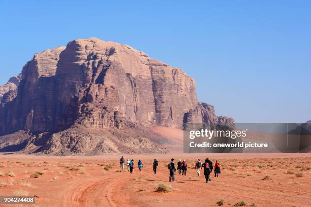 Jordan, Aqaba Gouvernement, Wadi Rum, Wadi Rum is a desert high plateau in South Jordan. It belongs to the UNESCO World Natural Heritage. It was...