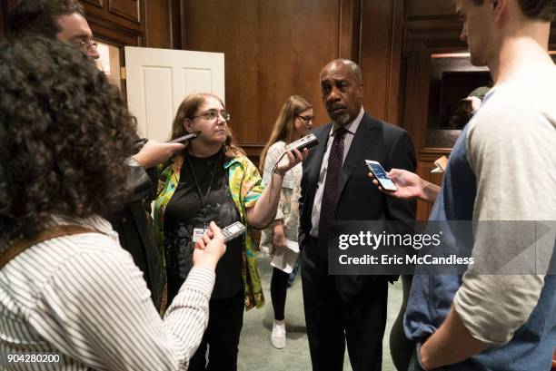 Television Critics Association set visit. JOE MORTON