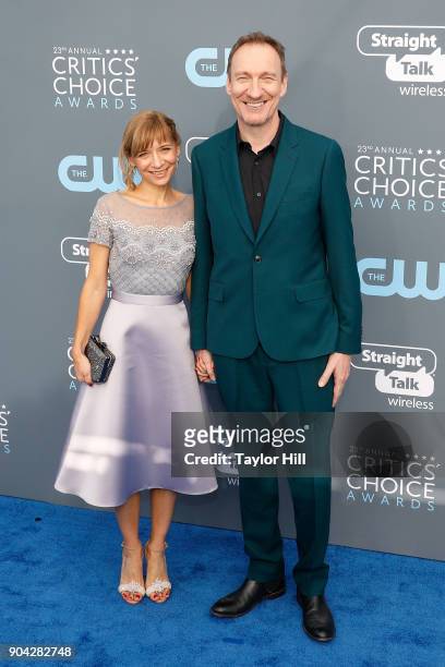 David Thewlis attends the 23rd Annual Critics' Choice Awards at Barker Hangar on January 11, 2018 in Santa Monica, California.