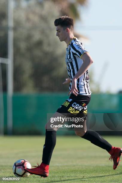 Nathan Rodes during the friendly match between Royal Charleroi SC vs.Yanbian Funde FC at Pinatar Arena, Murcia, SPAIN. 10th January of 2018.