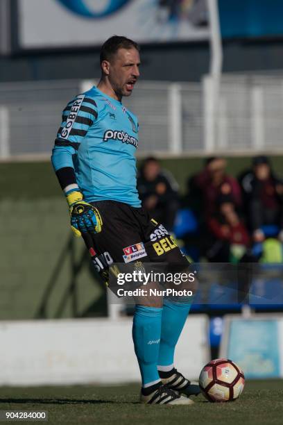 Nicolas Penneteau during the friendly match between Royal Charleroi SC vs.Yanbian Funde FC at Pinatar Arena, Murcia, SPAIN. 10th January of 2018.