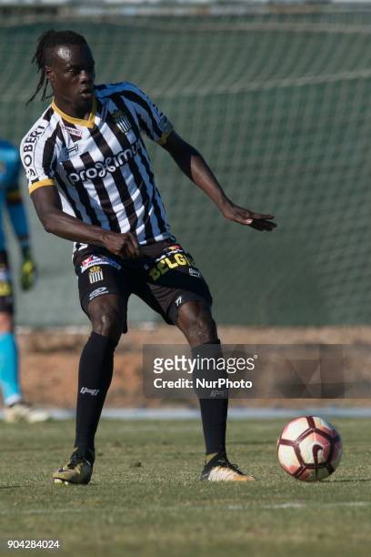 Mamadou Fall during the friendly match between Royal Charleroi SC vs.Yanbian Funde FC at Pinatar Arena, Murcia, SPAIN. 10th January of 2018.