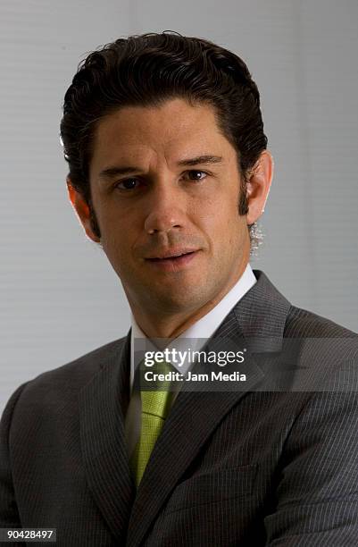 Alejandro Irarragorri Gutierrez, President of the Club Santos Laguna poses for a portrait during a photo-shooting session at the office of club...