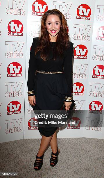 Lucy Jo Hudson attends the TV Quick & Tv Choice Awards at The Dorchester on September 7, 2009 in London, England.