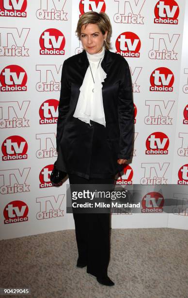 Penny Smith attends the TV Quick & Tv Choice Awards at The Dorchester on September 7, 2009 in London, England.