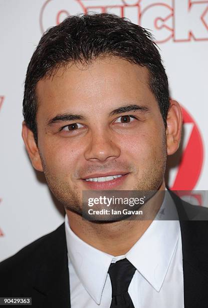 Ryan Thomas attends the TV Quick & Tv Choice Awards at The Dorchester on September 7, 2009 in London, England.