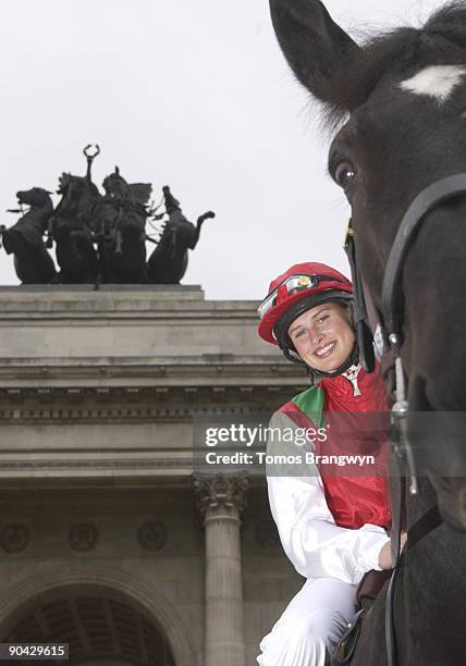 Francesca Cumani, face of Vodafone Derby 2006