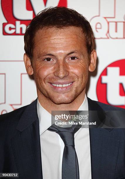 Joe Swash attends the TV Quick & Tv Choice Awards at The Dorchester on September 7, 2009 in London, England.