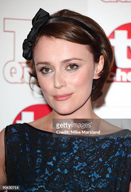 Keeley Hawes attends the TV Quick & Tv Choice Awards at The Dorchester on September 7, 2009 in London, England.