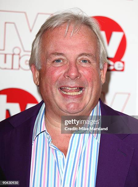 Christopher Biggins attends the TV Quick & Tv Choice Awards at The Dorchester on September 7, 2009 in London, England.