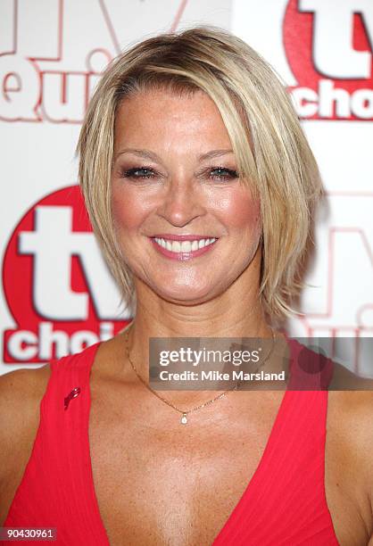 Gillian Taylforth attends the TV Quick & Tv Choice Awards at The Dorchester on September 7, 2009 in London, England.