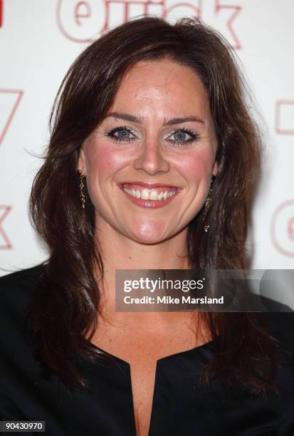 Jill Halfpenny attends the TV Quick & Tv Choice Awards at The Dorchester on September 7, 2009 in London, England.