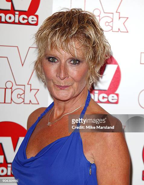 Linda Henry attends the TV Quick & Tv Choice Awards at The Dorchester on September 7, 2009 in London, England.