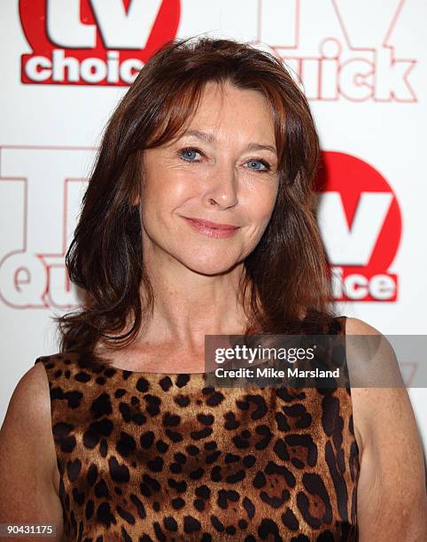 Cherrie Lunghi attends the TV Quick & Tv Choice Awards at The Dorchester on September 7, 2009 in London, England.