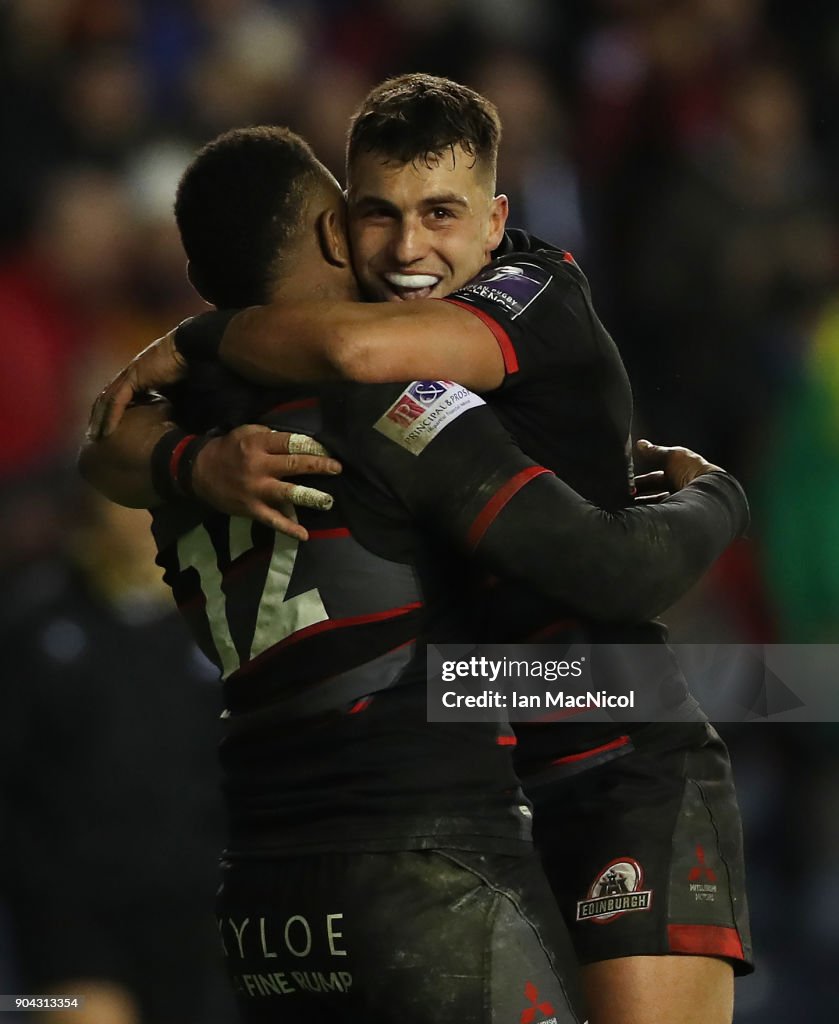 Edinburgh v Stade Francais Paris - European Rugby Challenge Cup