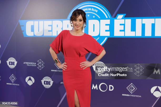 Ana Morgade attends the 'Cuerpo De Elite' photocall at ME Reina Victoria Hotel on January 12, 2018 in Madrid, Spain.