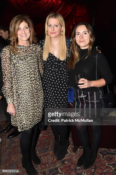 Jamie Nelson, Samantha Perelman and Nicole Martin at The Cinema Society & Bluemercury host the after party for IFC Films' "Freak Show" at Public Arts...