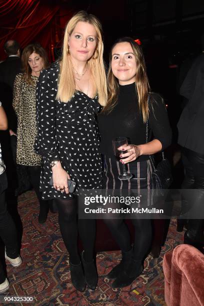 Samantha Perelman and Nicole Martin at The Cinema Society & Bluemercury host the after party for IFC Films' "Freak Show" at Public Arts on January...