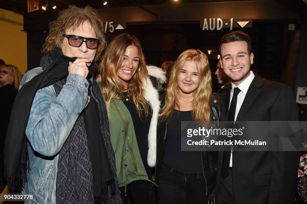 Mick Rock, Kelly Killoren Bensimon and Guests attend The Cinema Society & Bluemercury host the premiere of IFC Films' "Freak Show" at Landmark...
