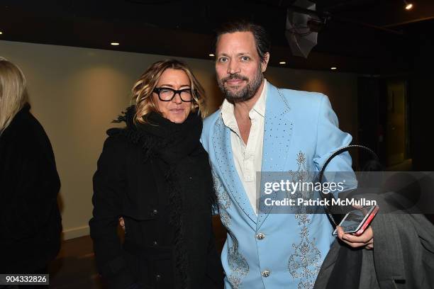 Andrea Mitchell and Steve Willis attend The Cinema Society & Bluemercury host the premiere of IFC Films' "Freak Show" at Landmark Sunshine Cinema on...