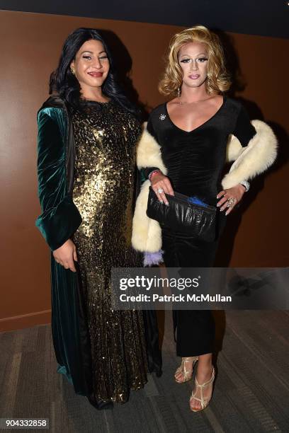 Guest and Julia Van Cartier at The Cinema Society & Bluemercury host the premiere of IFC Films' "Freak Show" at Landmark Sunshine Cinema on January...