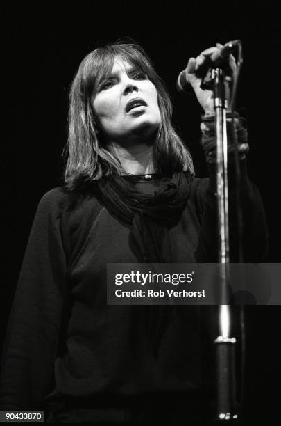 Nico performing live onstage at De Lanteren, Rotterdam in Holland on May 18 1984