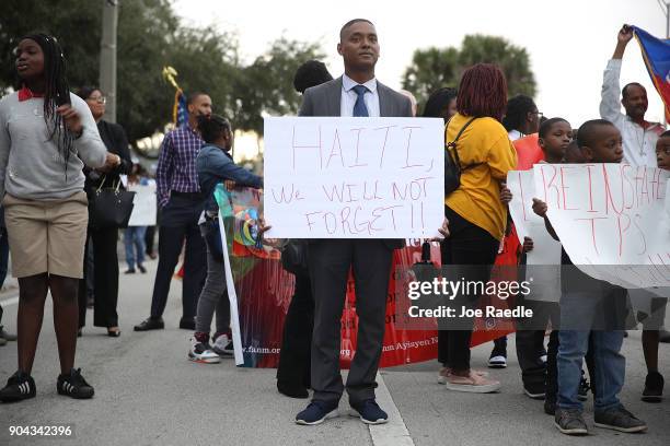 Cedric McMinn joins with others to mark the 8th anniversary of the massive earthquake in Haiti and to condemn President Donald Trump's reported...