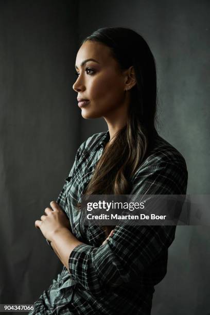 Ilfenesh Hadera from ABC's 'Deception' poses for a portrait during the 2018 Winter TCA Tour at Langham Hotel on January 8, 2018 in Pasadena,...