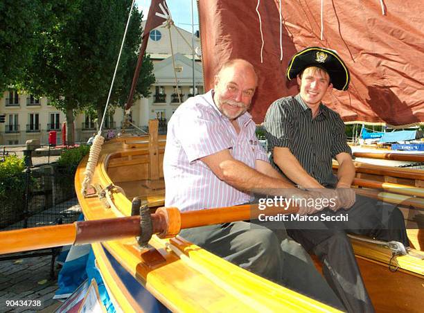 Antarctic explorer and solo circumnavigator Don McIntyre and youngest ever solo round-the-world sailor Mike Perham launch the Bounty Boat Expedition...