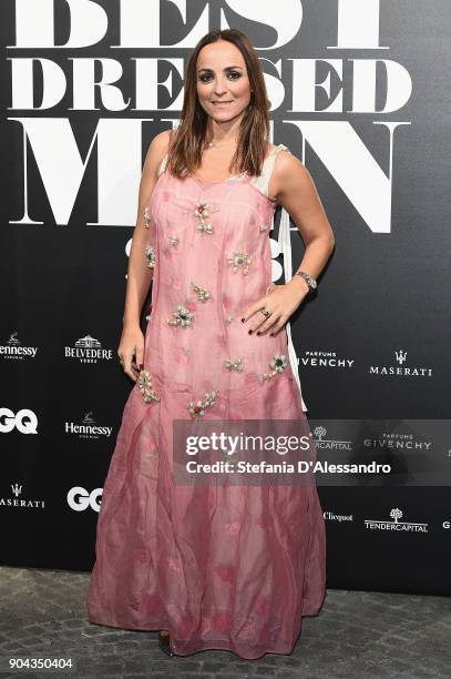 Camila Raznovich attends GQ Best Dressed Man 2018 during Milan Men's Fashion Week Fall/Winter 2018/19 on January 12, 2018 in Milan, Italy.