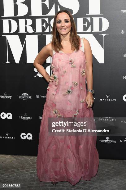 Camila Raznovich attends GQ Best Dressed Man 2018 during Milan Men's Fashion Week Fall/Winter 2018/19 on January 12, 2018 in Milan, Italy.