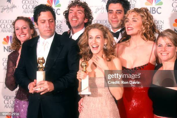 Producer Cindy Chupack, producer Darren Star, producer Michael Patrick King, producer John P. Melfi, actress Sarah Jessica Parker, actress Kim...