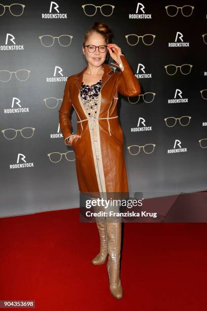 Doreen Dietel during the Rodenstock Eyewear Show on January 12, 2018 in Munich, Germany.