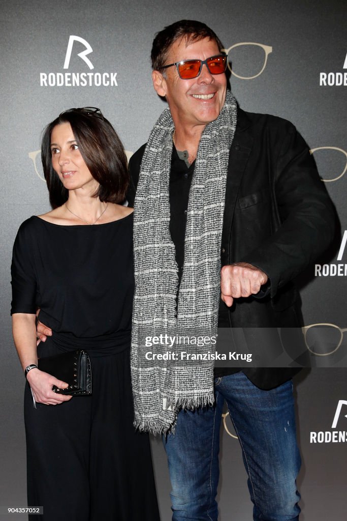 Sascha Hehn and his girlfriend Gloria Krass during the Rodenstock